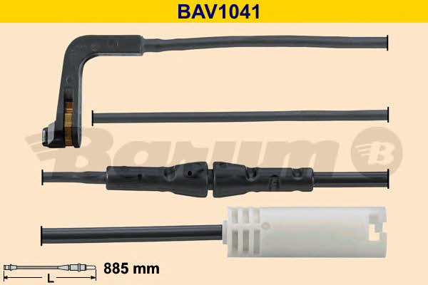 Barum BAV1041 Warning contact, brake pad wear BAV1041: Buy near me at 2407.PL in Poland at an Affordable price!