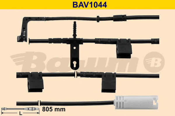 Barum BAV1044 Warning contact, brake pad wear BAV1044: Buy near me in Poland at 2407.PL - Good price!