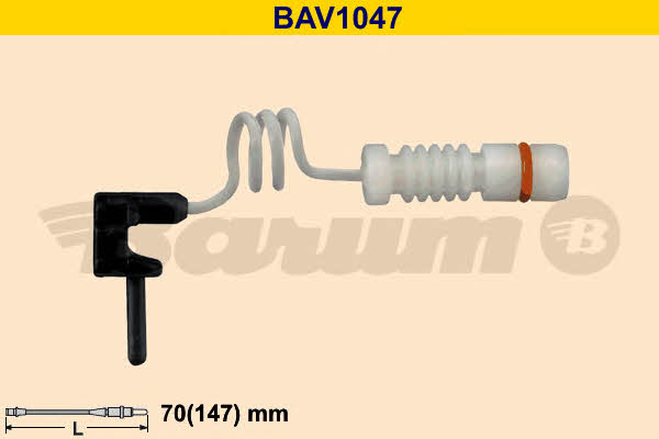 Barum BAV1047 Warning contact, brake pad wear BAV1047: Buy near me in Poland at 2407.PL - Good price!