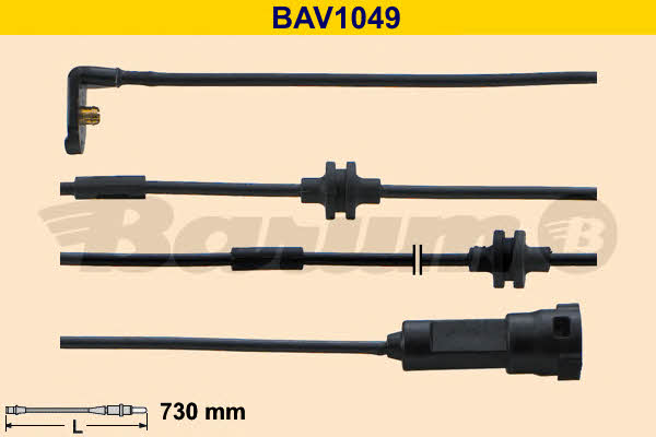 Barum BAV1049 Датчик износа тормозных колодок BAV1049: Отличная цена - Купить в Польше на 2407.PL!