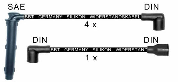 BBT ZK1204 Przewody wysokiego napięcia, komplet ZK1204: Dobra cena w Polsce na 2407.PL - Kup Teraz!