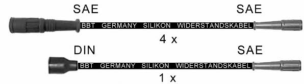 BBT ZK1346 Ignition cable kit ZK1346: Buy near me in Poland at 2407.PL - Good price!