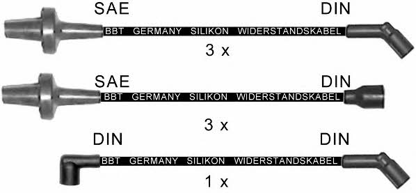 BBT ZK1510 Ignition cable kit ZK1510: Buy near me in Poland at 2407.PL - Good price!