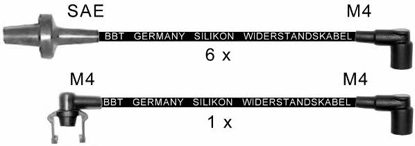 BBT ZK1598 Ignition cable kit ZK1598: Buy near me in Poland at 2407.PL - Good price!