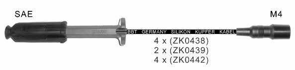 BBT ZK439 Провода высоковольтные, комплект ZK439: Отличная цена - Купить в Польше на 2407.PL!