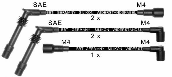 BBT ZK749 Ignition cable kit ZK749: Buy near me in Poland at 2407.PL - Good price!