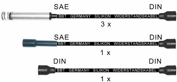 BBT ZK790 Ignition cable kit ZK790: Buy near me in Poland at 2407.PL - Good price!