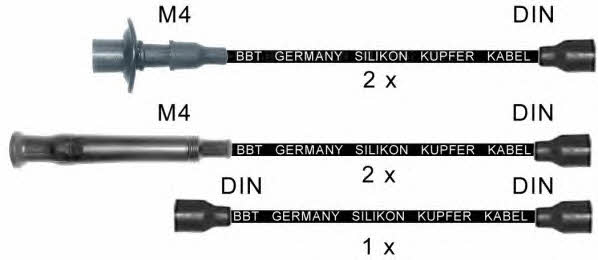 BBT ZKC131 Ignition cable kit ZKC131: Buy near me in Poland at 2407.PL - Good price!