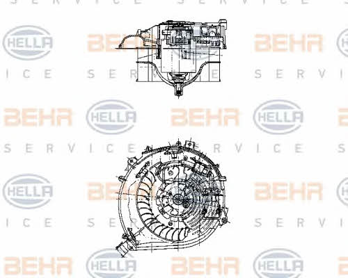 Behr-Hella 8EW 009 158-321 Wentylator ogrzewania salonu 8EW009158321: Dobra cena w Polsce na 2407.PL - Kup Teraz!