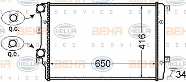 Купити Behr-Hella 8MK 376 726-704 за низькою ціною в Польщі!