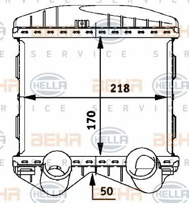 Behr-Hella 8ML 376 723-021 Chłodnica powietrza doładowującego (intercooler) 8ML376723021: Dobra cena w Polsce na 2407.PL - Kup Teraz!