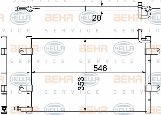 Behr-Hella 8FC 351 304-321 Cooler Module 8FC351304321: Buy near me in Poland at 2407.PL - Good price!