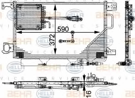 Behr-Hella 8FC 351 317-491 Cooler Module 8FC351317491: Buy near me in Poland at 2407.PL - Good price!