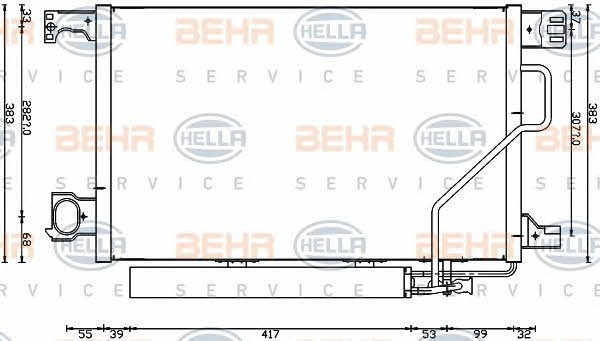 Behr-Hella 8FC 351 317-504 Cooler Module 8FC351317504: Buy near me in Poland at 2407.PL - Good price!