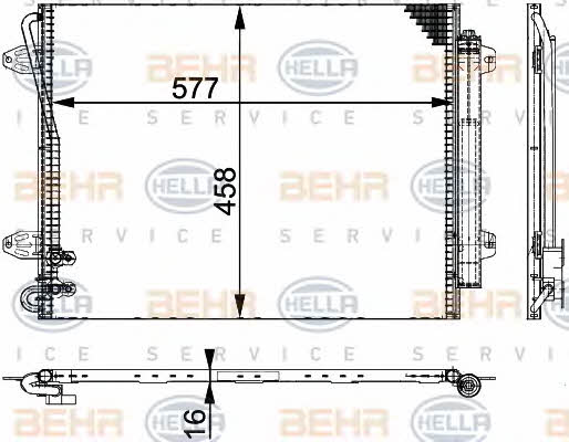 Behr-Hella 8FC 351 317-551 Kühlmodul 8FC351317551: Kaufen Sie zu einem guten Preis in Polen bei 2407.PL!