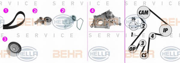 Behr-Hella 8MP 376 817-861 Water pump 8MP376817861: Buy near me in Poland at 2407.PL - Good price!