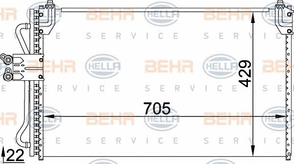Behr-Hella 8FC 351 318-321 Cooler Module 8FC351318321: Buy near me in Poland at 2407.PL - Good price!