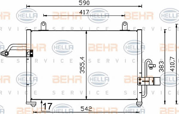 Behr-Hella 8FC 351 319-181 Cooler Module 8FC351319181: Buy near me in Poland at 2407.PL - Good price!