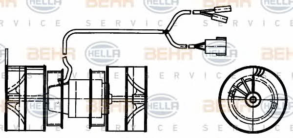 Behr-Hella 8EW 009 157-361 Innenraumgebläse 8EW009157361: Kaufen Sie zu einem guten Preis in Polen bei 2407.PL!