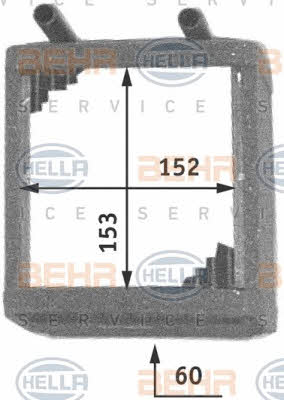 Behr-Hella 8FH 351 311-381 Nagrzewnica ogrzewania kabiny 8FH351311381: Dobra cena w Polsce na 2407.PL - Kup Teraz!