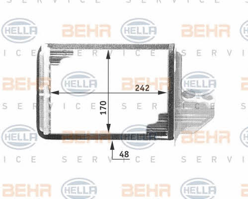 Behr-Hella 8FH 351 311-661 Радиатор отопителя салона 8FH351311661: Отличная цена - Купить в Польше на 2407.PL!