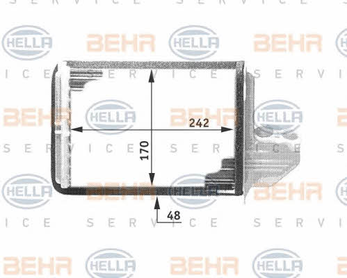 Behr-Hella 8FH 351 311-661 Радіатор опалювача салону 8FH351311661: Приваблива ціна - Купити у Польщі на 2407.PL!