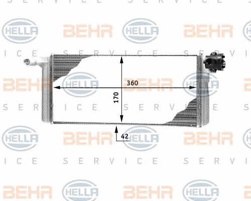 Behr-Hella 8FH 351 312-311 Nagrzewnica ogrzewania kabiny 8FH351312311: Dobra cena w Polsce na 2407.PL - Kup Teraz!