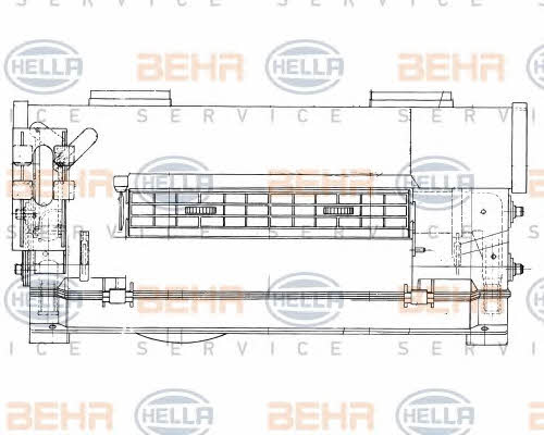 Behr-Hella 8FH 351 312-341 Interior heater flap 8FH351312341: Buy near me at 2407.PL in Poland at an Affordable price!