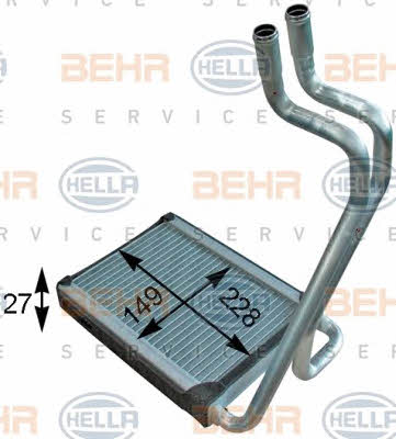 Behr-Hella 8FH 351 315-721 Радіатор опалювача салону 8FH351315721: Приваблива ціна - Купити у Польщі на 2407.PL!