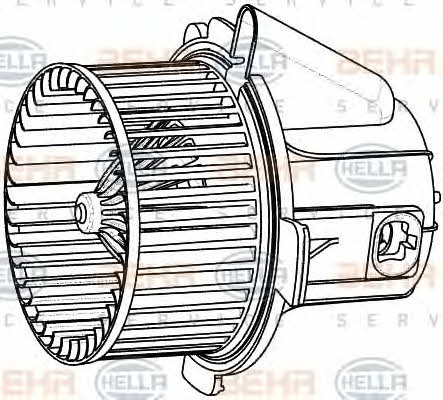 Behr-Hella 8EW 009 157-541 Fan assy - heater motor 8EW009157541: Buy near me at 2407.PL in Poland at an Affordable price!