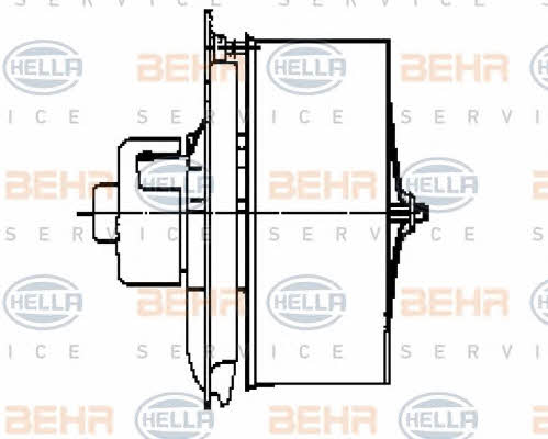 Behr-Hella 8EW 009 158-581 Fan assy - heater motor 8EW009158581: Buy near me in Poland at 2407.PL - Good price!