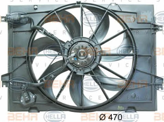 Behr-Hella 8EW 351 034-511 Hub, engine cooling fan wheel 8EW351034511: Buy near me in Poland at 2407.PL - Good price!