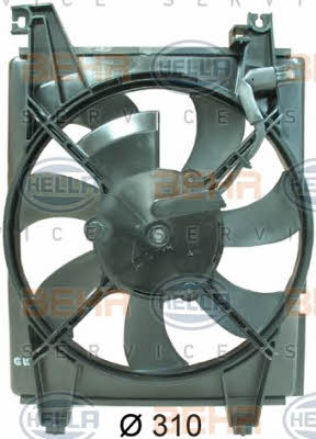 Behr-Hella 8EW 351 034-551 Hub, engine cooling fan wheel 8EW351034551: Buy near me in Poland at 2407.PL - Good price!
