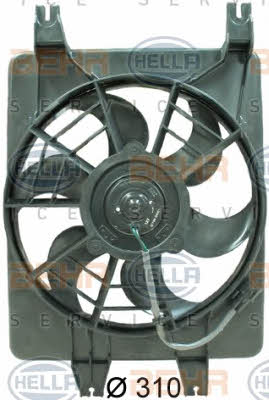Behr-Hella 8EW 351 034-561 Condenser fan assembly 8EW351034561: Buy near me in Poland at 2407.PL - Good price!