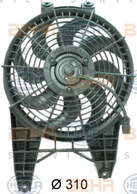 Behr-Hella 8EW 351 034-731 Condenser fan assembly 8EW351034731: Buy near me in Poland at 2407.PL - Good price!