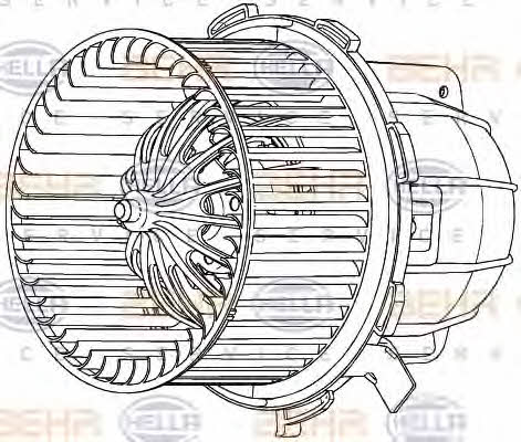 Behr-Hella 8EW 351 040-251 Fan assy - heater motor 8EW351040251: Buy near me in Poland at 2407.PL - Good price!