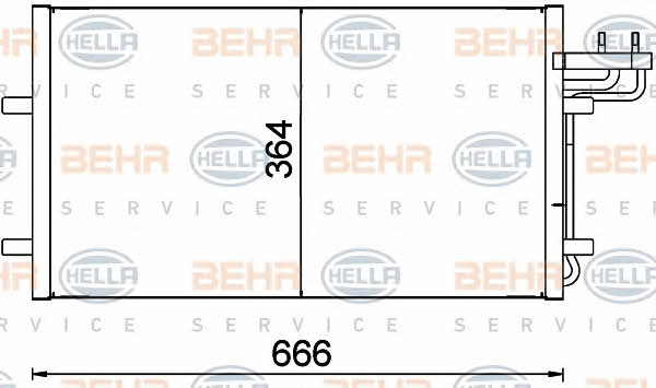 Behr-Hella 8FC 351 301-734 Cooler Module 8FC351301734: Buy near me in Poland at 2407.PL - Good price!