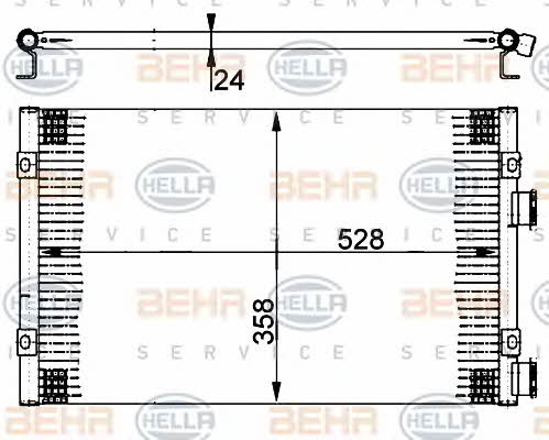 Behr-Hella 8FC 351 302-241 Cooler Module 8FC351302241: Buy near me in Poland at 2407.PL - Good price!
