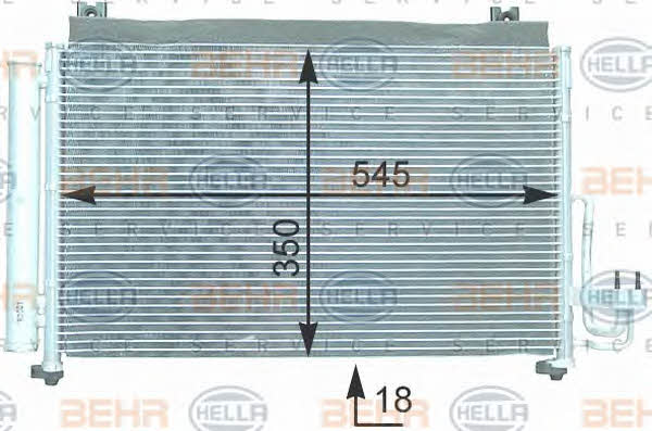 Behr-Hella 8FC 351 302-691 Радиатор кондиционера (Конденсатор) 8FC351302691: Отличная цена - Купить в Польше на 2407.PL!
