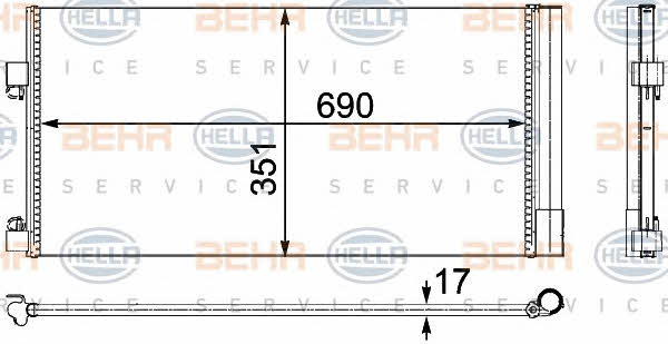 Behr-Hella 8FC 351 304-241 Cooler Module 8FC351304241: Buy near me in Poland at 2407.PL - Good price!