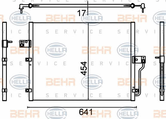 Behr-Hella 8FC 351 310-711 Cooler Module 8FC351310711: Buy near me in Poland at 2407.PL - Good price!