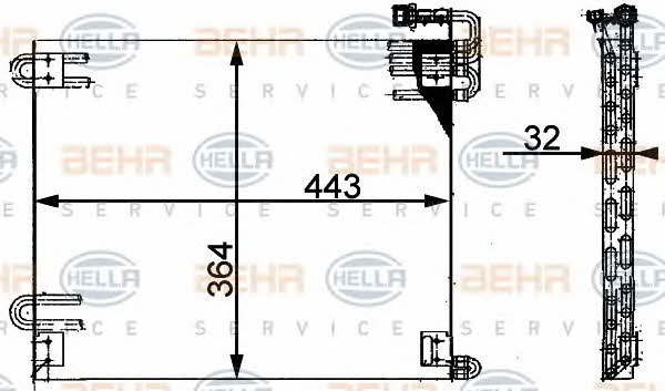 Cooler Module Behr-Hella 8FC 351 317-371