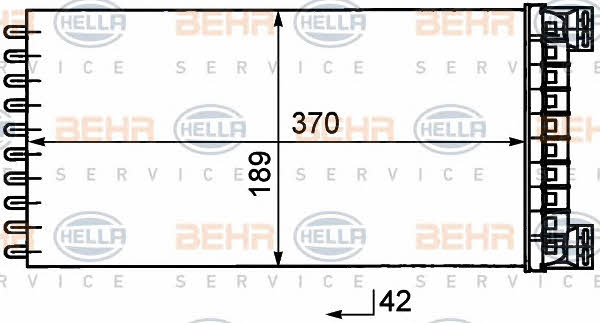 Behr-Hella 8FH 351 029-081 Heat exchanger, interior heating 8FH351029081: Buy near me in Poland at 2407.PL - Good price!