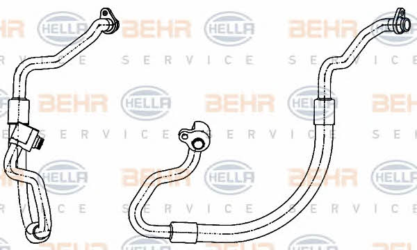 Трубка кондиционера Behr-Hella 9GS 351 338-601