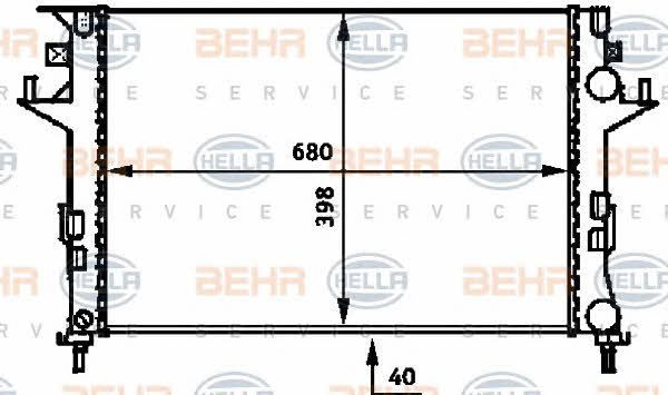 Купити Behr-Hella 8MK376716291 – суперціна на 2407.PL!