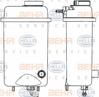 Motorkühlmittel Ausgleichsbehälter Behr-Hella 8MA 376 705-431
