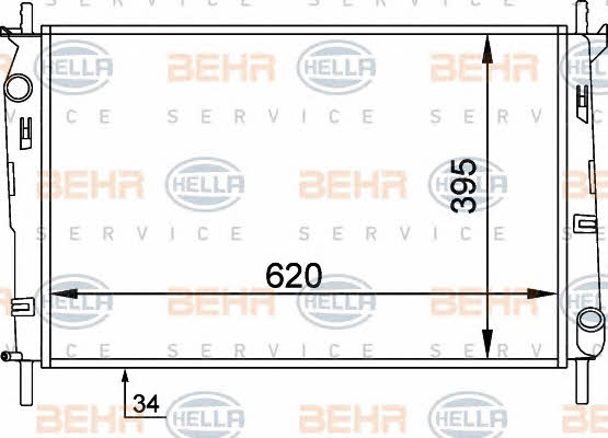 Behr-Hella Kühler motorkühlung – Preis