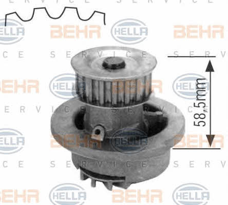 Behr-Hella 8MP 376 800-004 Water pump 8MP376800004: Buy near me in Poland at 2407.PL - Good price!