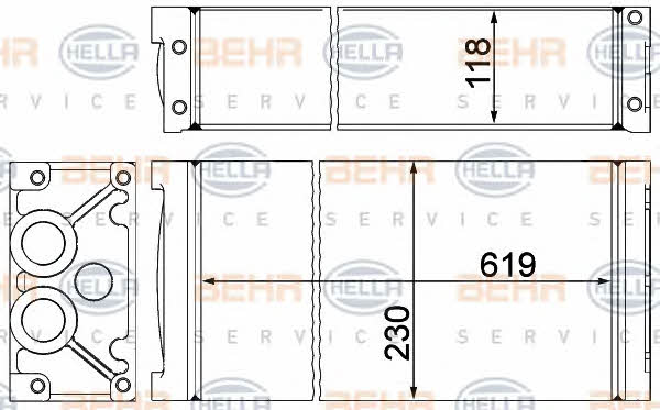 Behr-Hella 8MO 376 949-151 Chłodnica oleju 8MO376949151: Dobra cena w Polsce na 2407.PL - Kup Teraz!