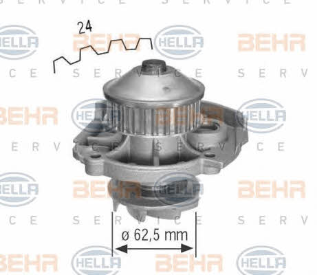 Behr-Hella 8MP 376 800-304 Water pump 8MP376800304: Buy near me in Poland at 2407.PL - Good price!